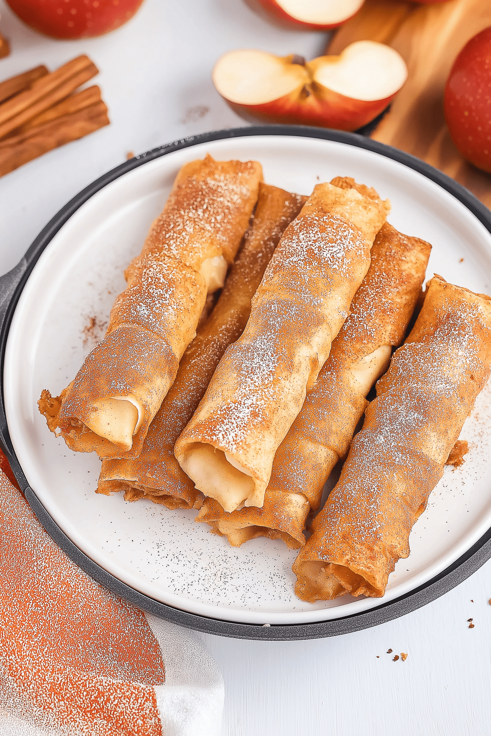 Air Fryer Apple Pie Taquitos