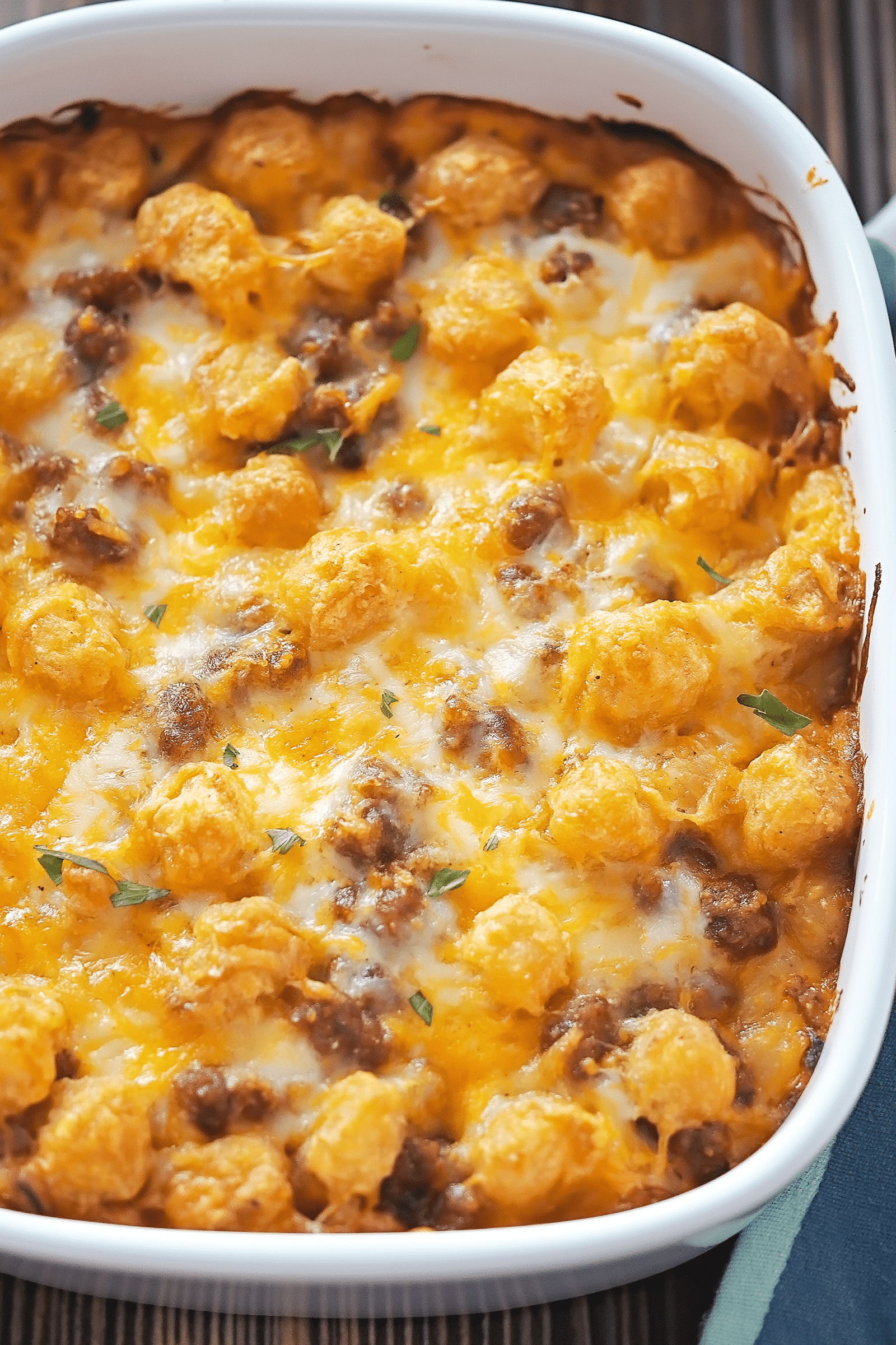 Tater Tot Sausage Breakfast Casserole