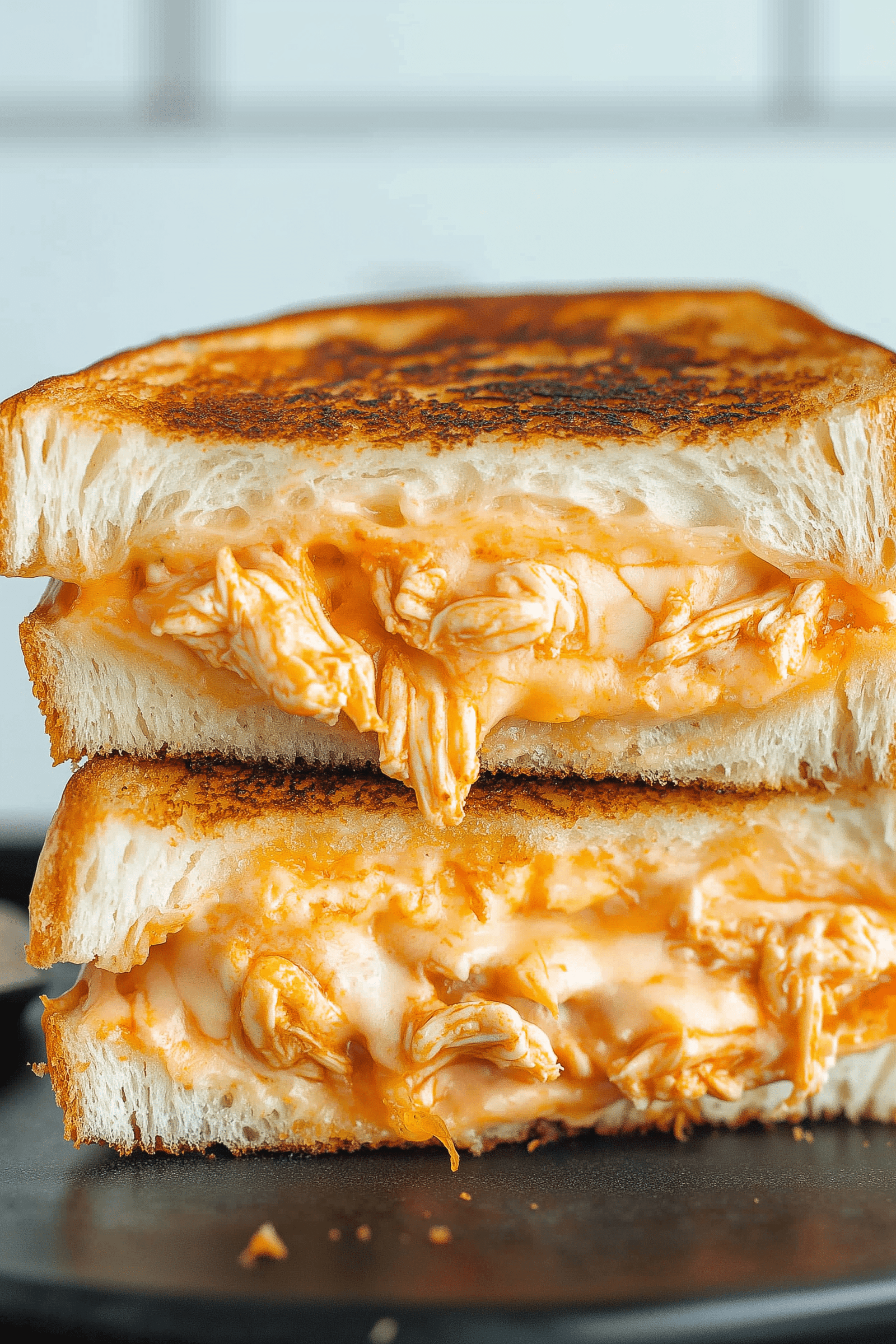 Buffalo Chicken Grilled Cheese Recipe