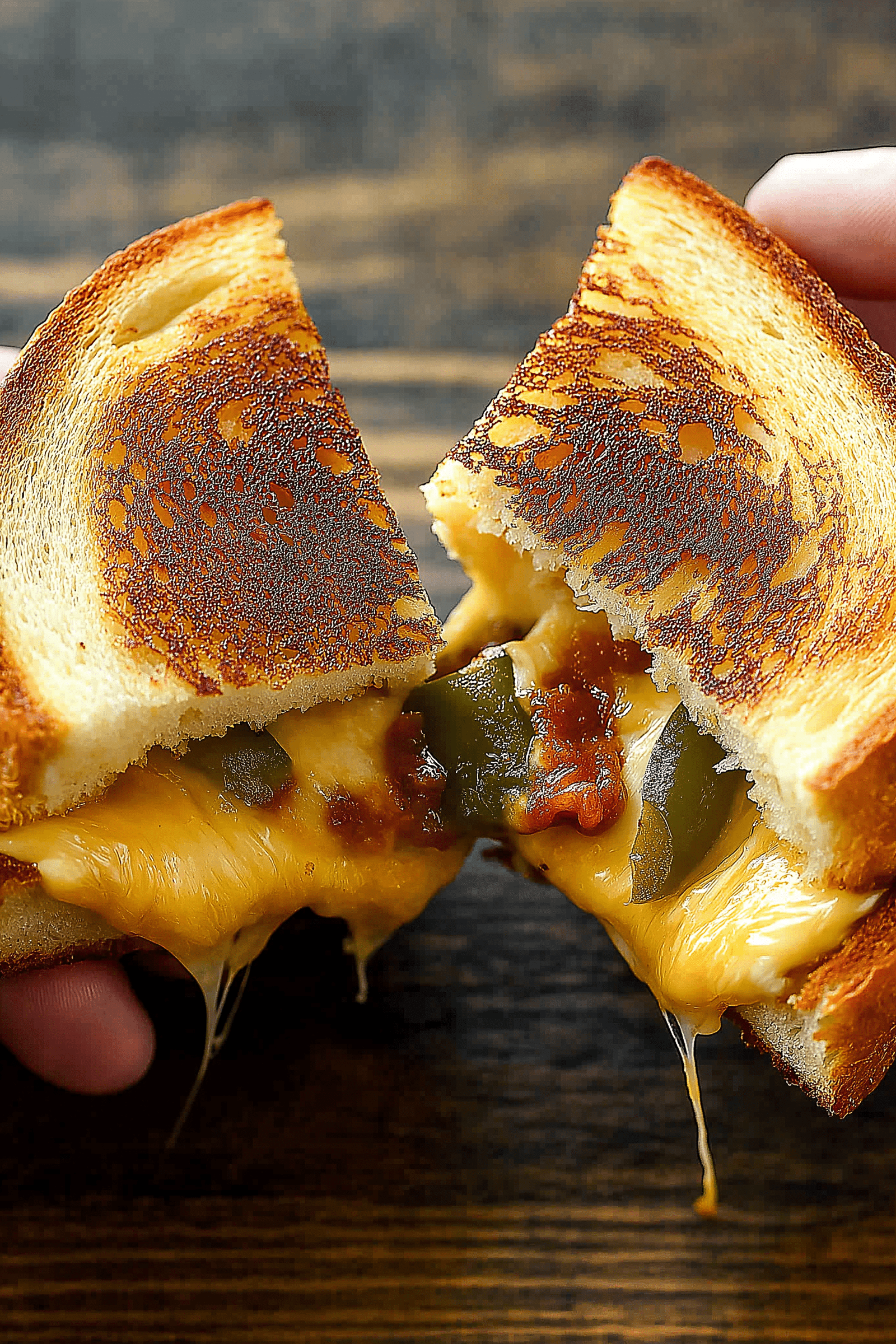 Roasted Jalapeno Popper Grilled Cheese