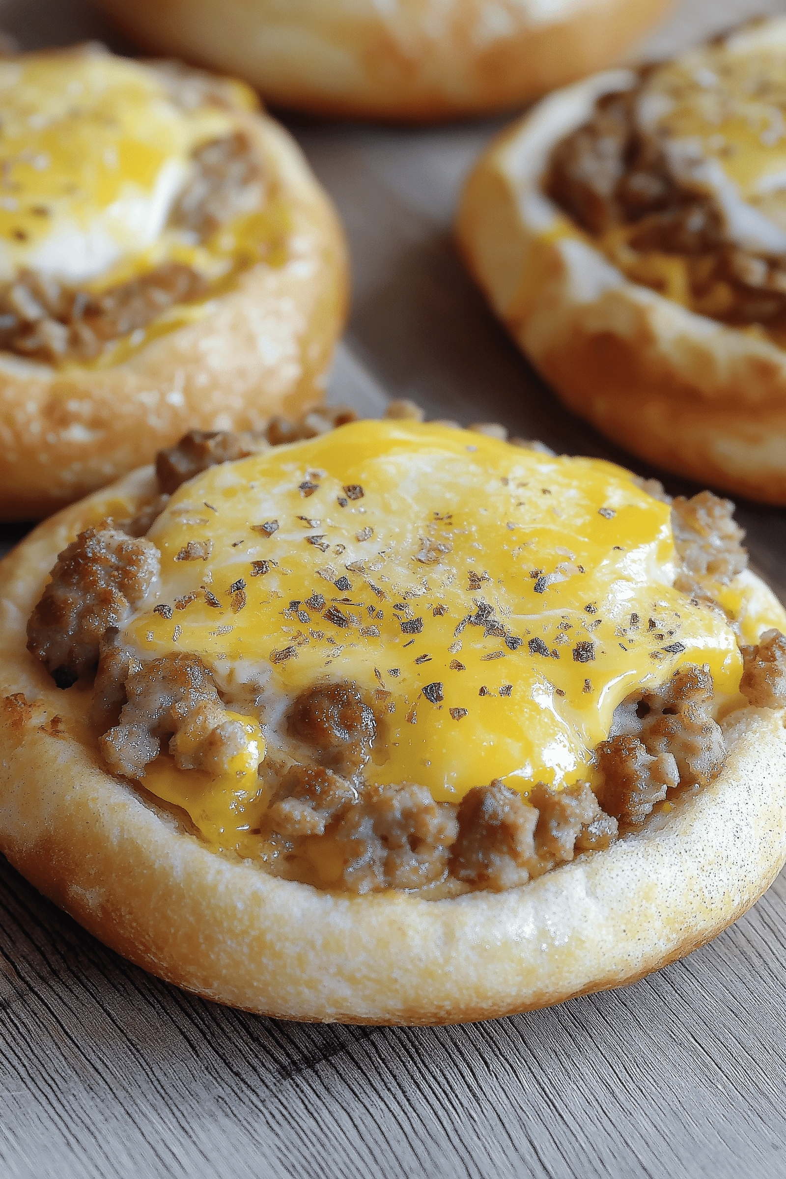 Sausage, Egg, and Cheese Breakfast Bagels