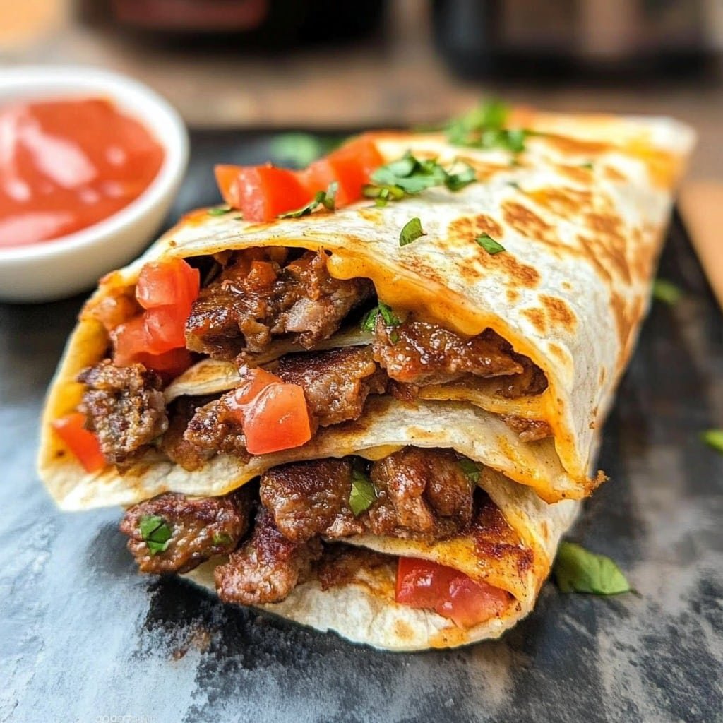 Loaded Steak Quesadillas