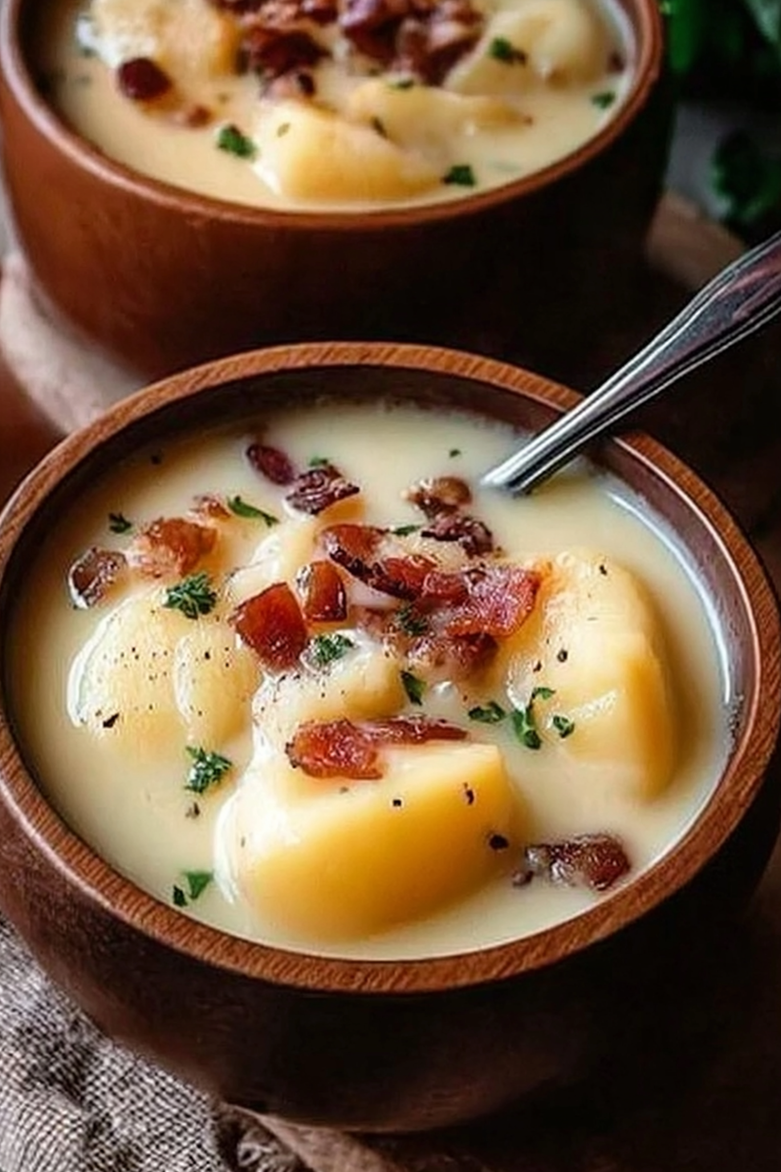 Creamy Potato Soup with Bacon