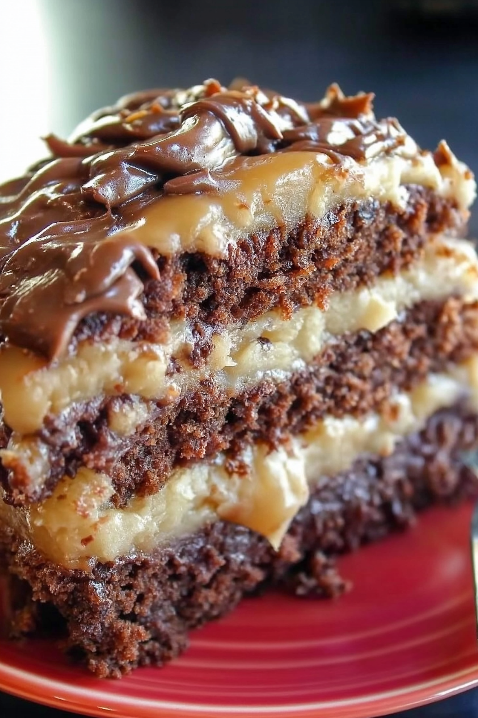 Homemade German Chocolate Cake