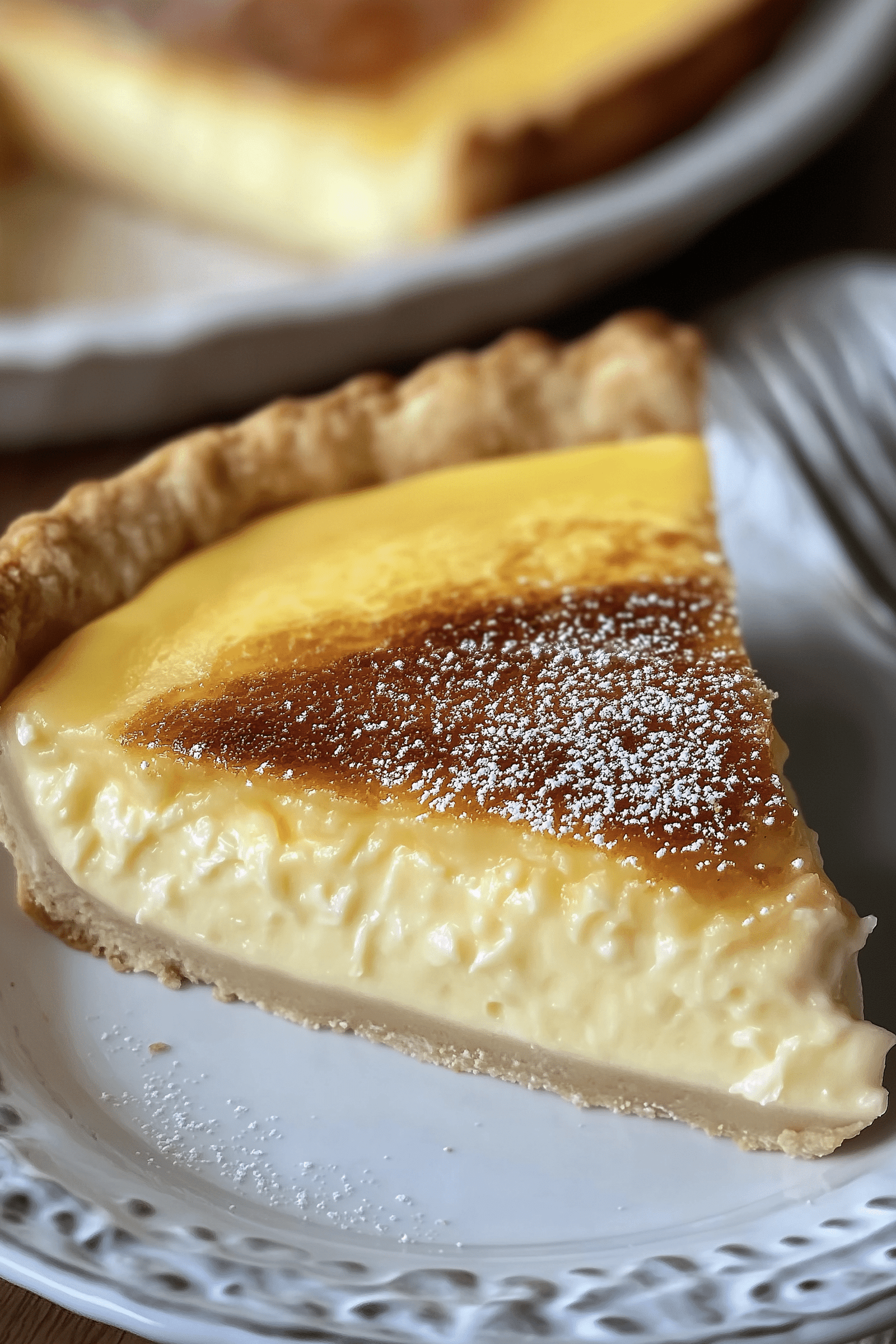 OLD SCHOOL EGG CUSTARD PIE