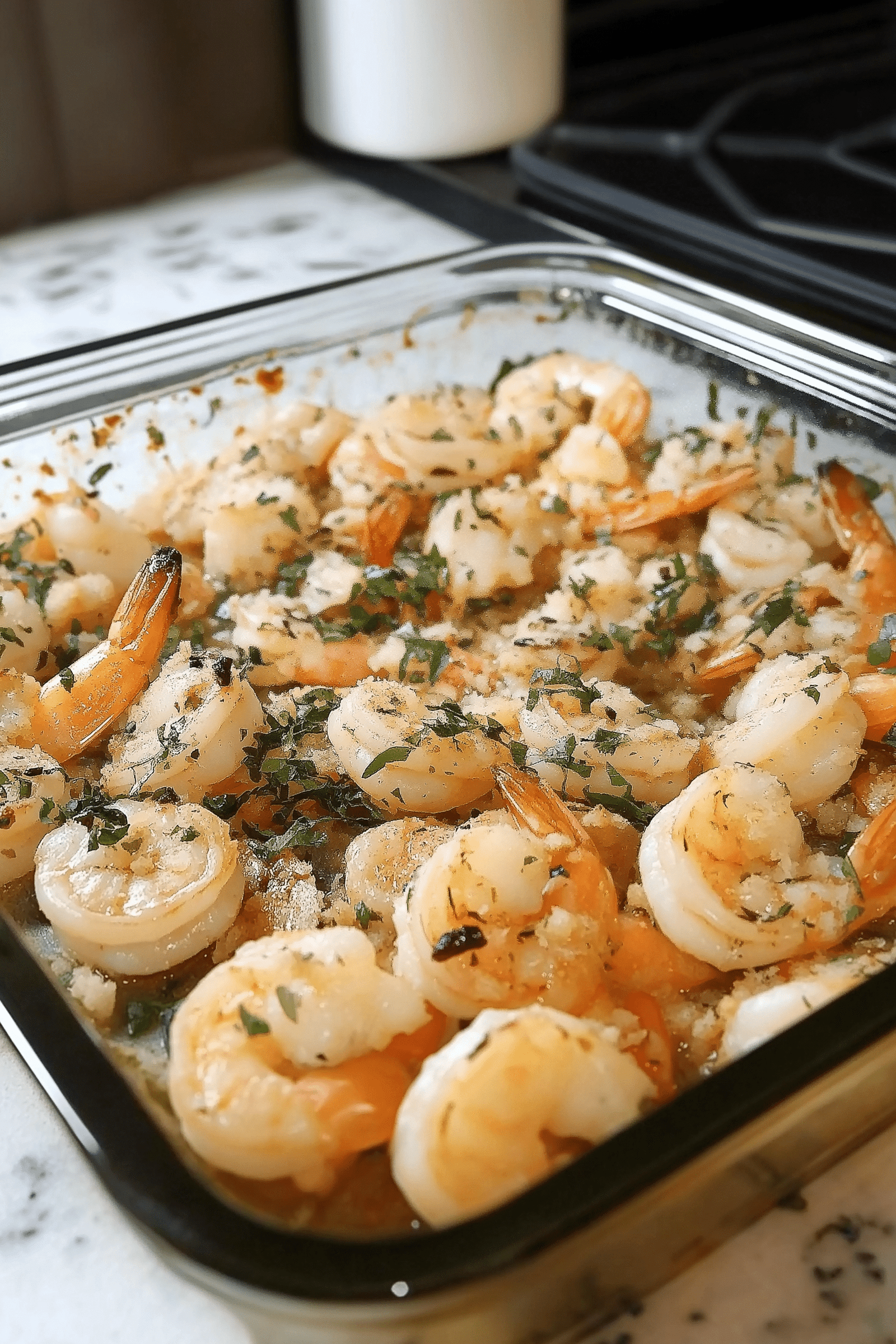 Garlic Parmesan Roasted Shrimp