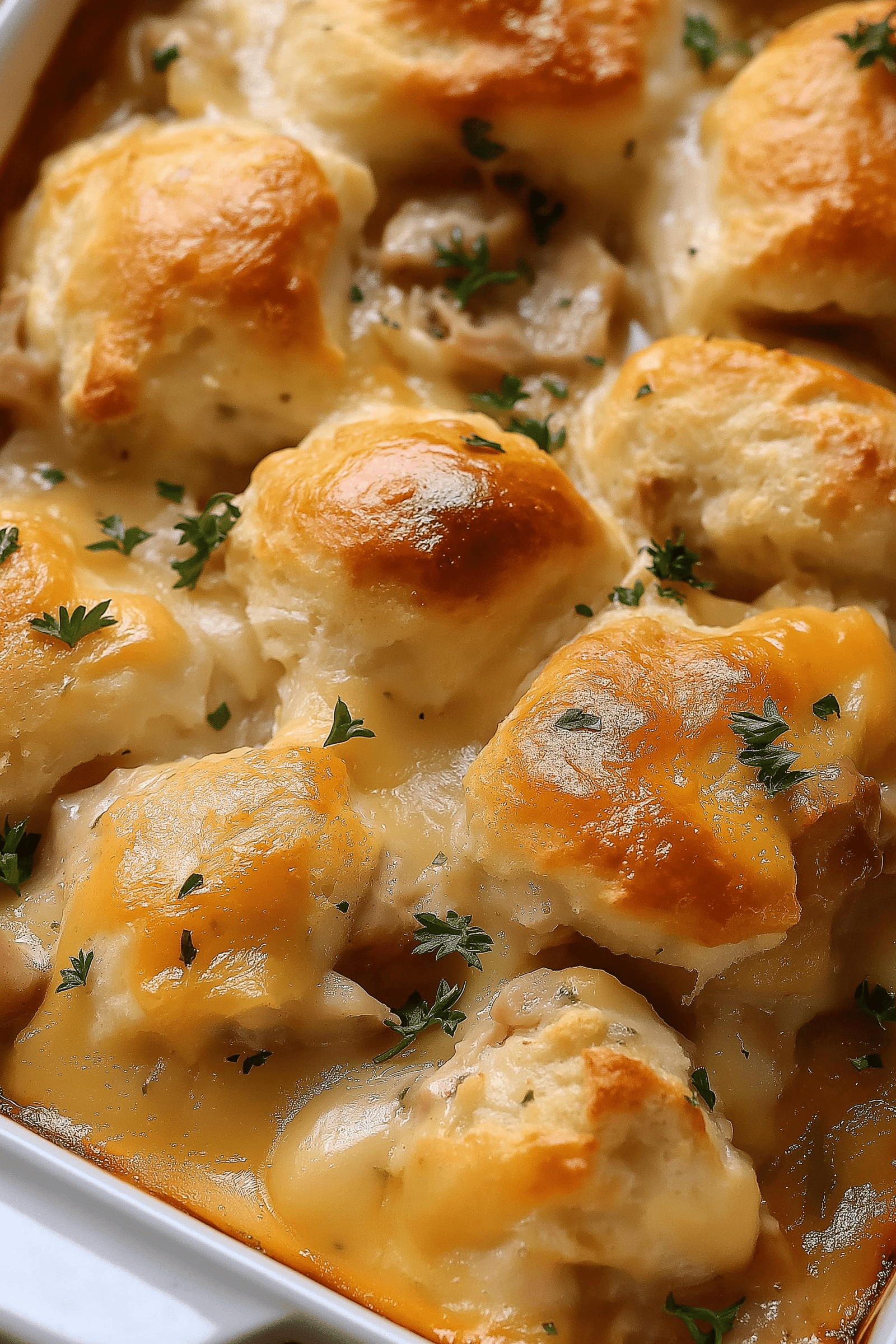 Chicken Bubble Biscuit Bake Casserole