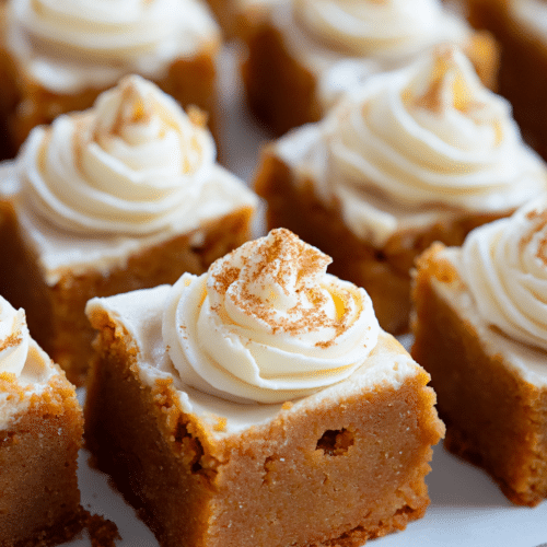 Pumpkin Bars with Cream Cheese Frosting