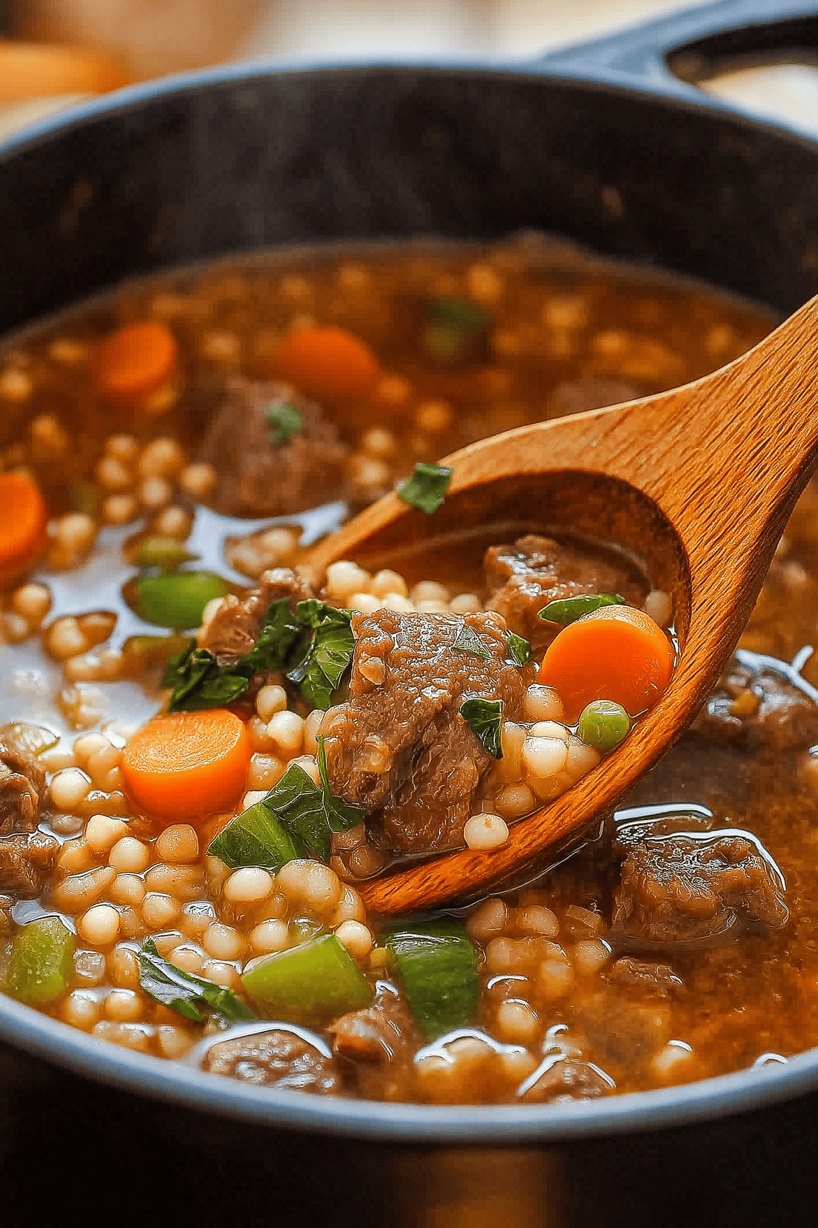 Beef and Barley Soup Recipe