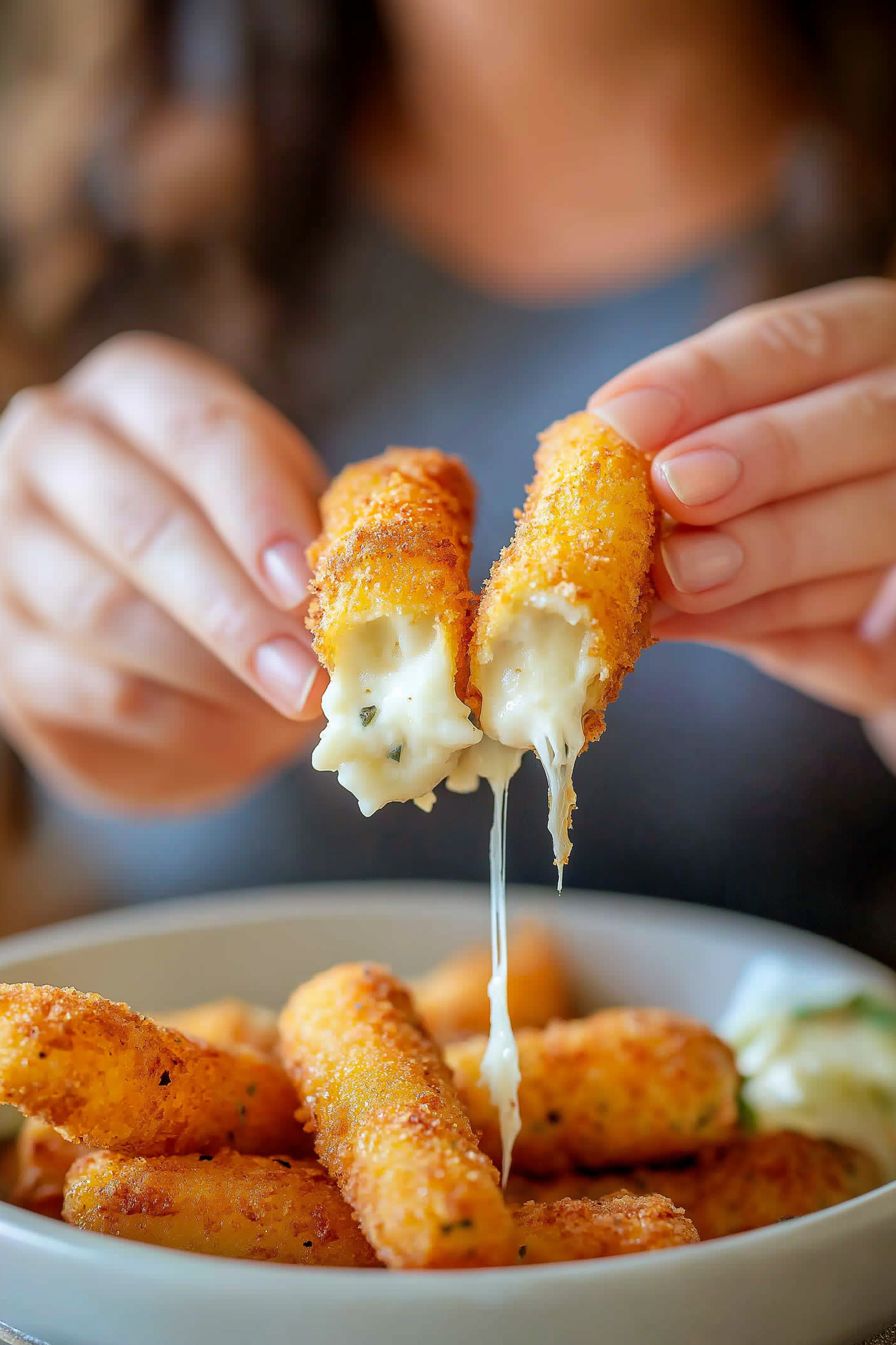 Crispy Mozzarella Sticks