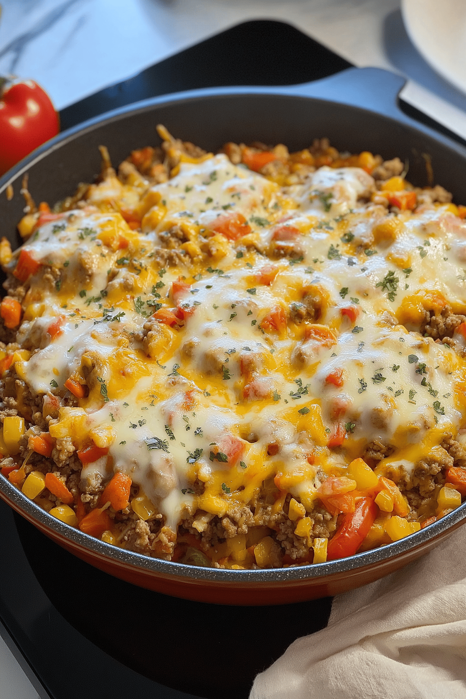 Easy Stuffed Pepper Casserole