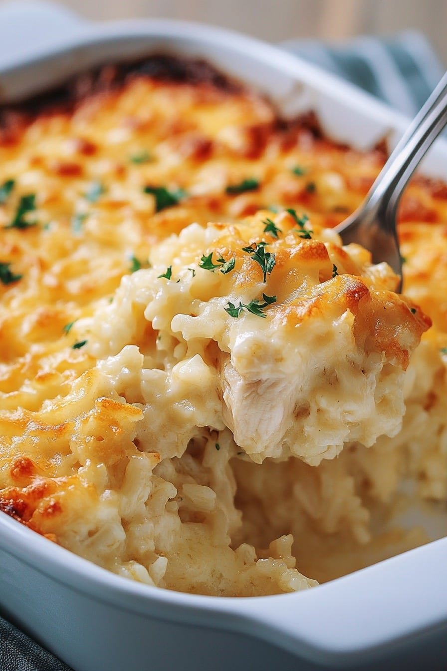 Angel Chicken Rice Casserole