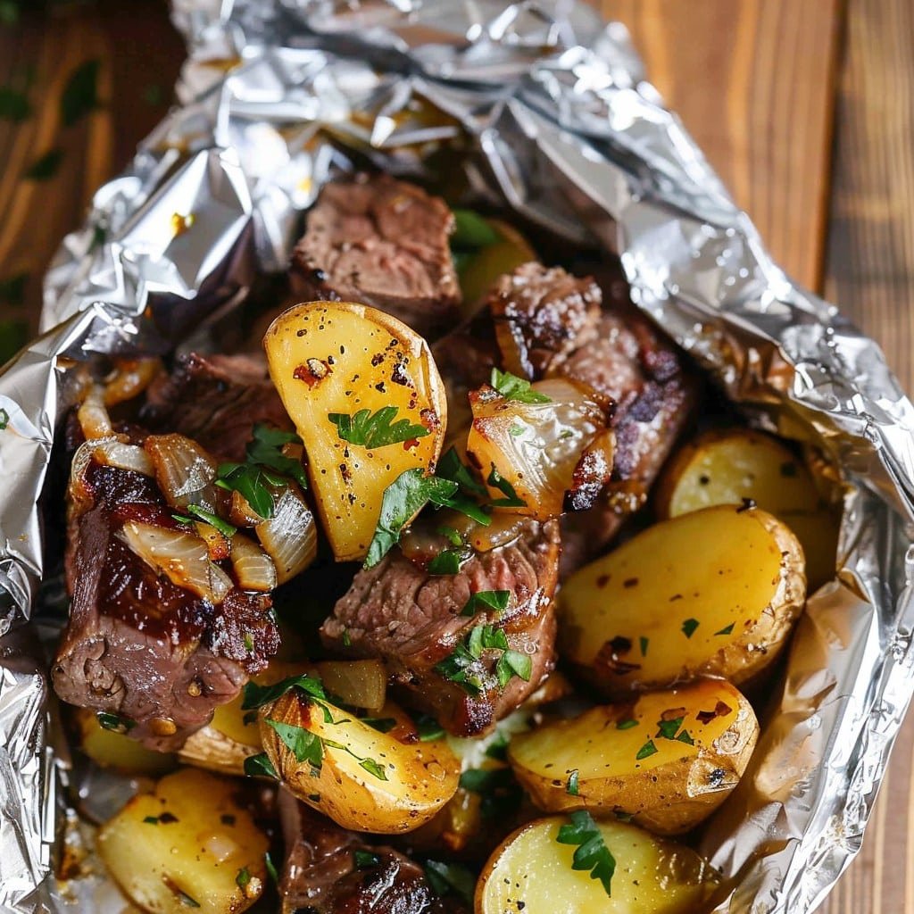 Garlic Butter Steak and Potato