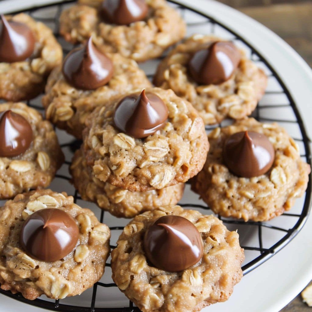 Oatmeal Kiss Cookies