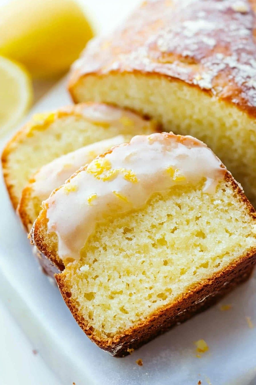 BREAD WITH LEMON GLAZE