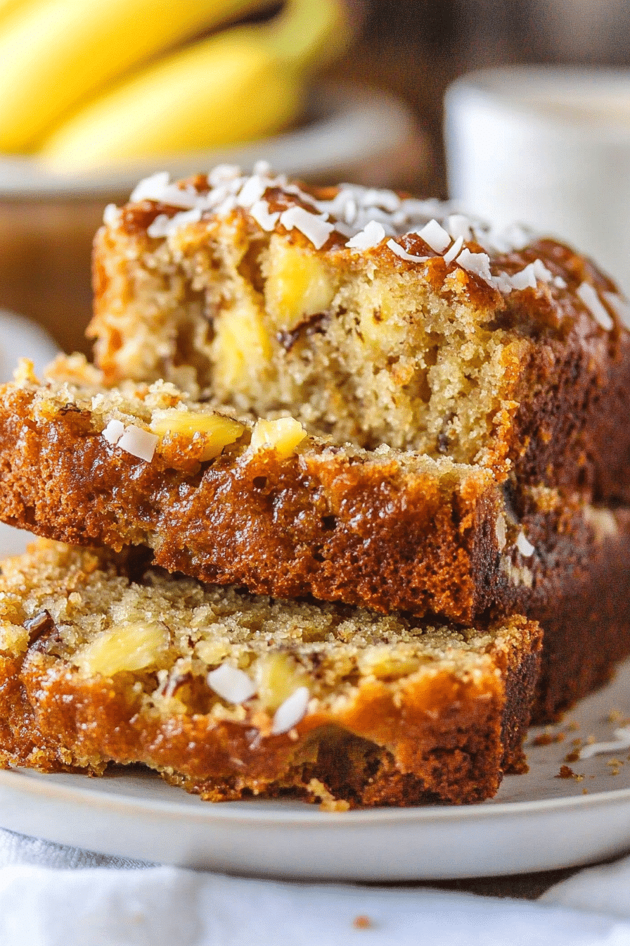 Hawaiian Banana Bread