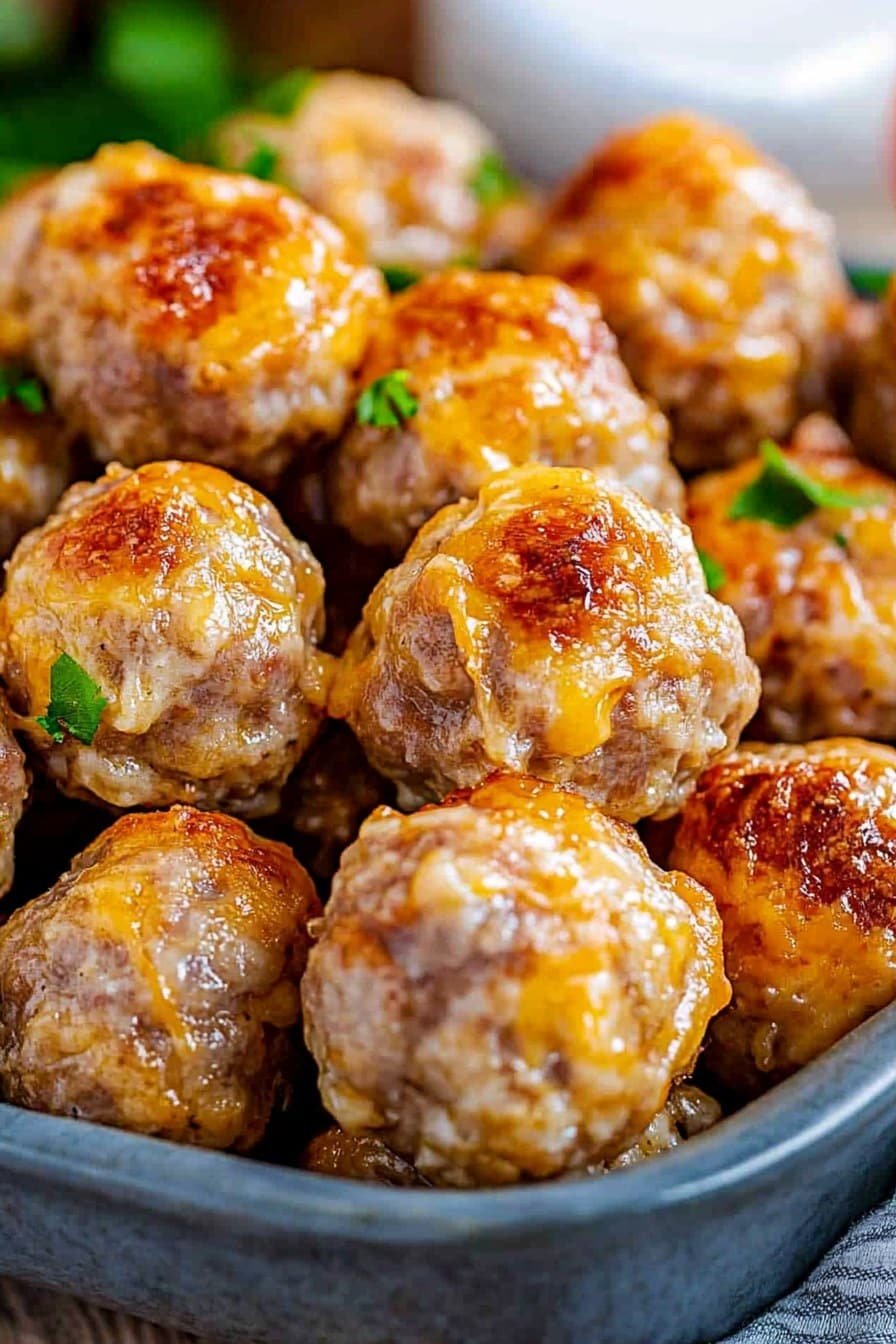 Rotel Cream Cheese Sausage Balls