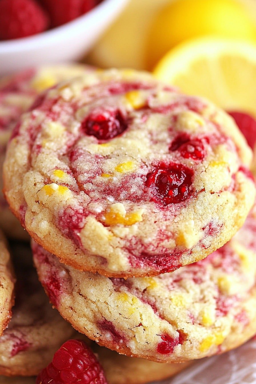 Lemon Raspberry Cookies