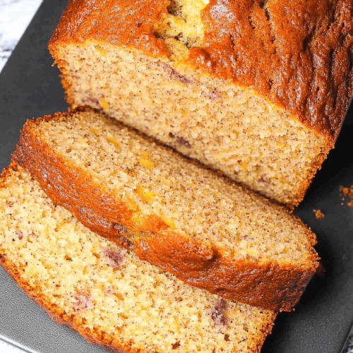 4-ingredient banana bread
