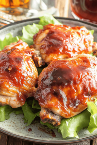 Air Fryer BBQ Chicken Thighs