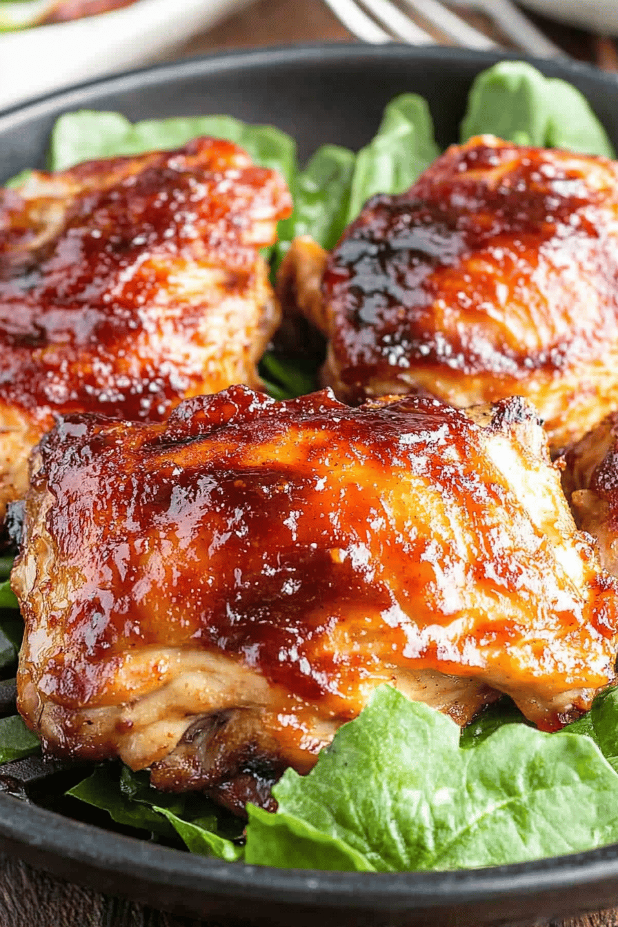Air Fryer BBQ Chicken Thighs ingredients