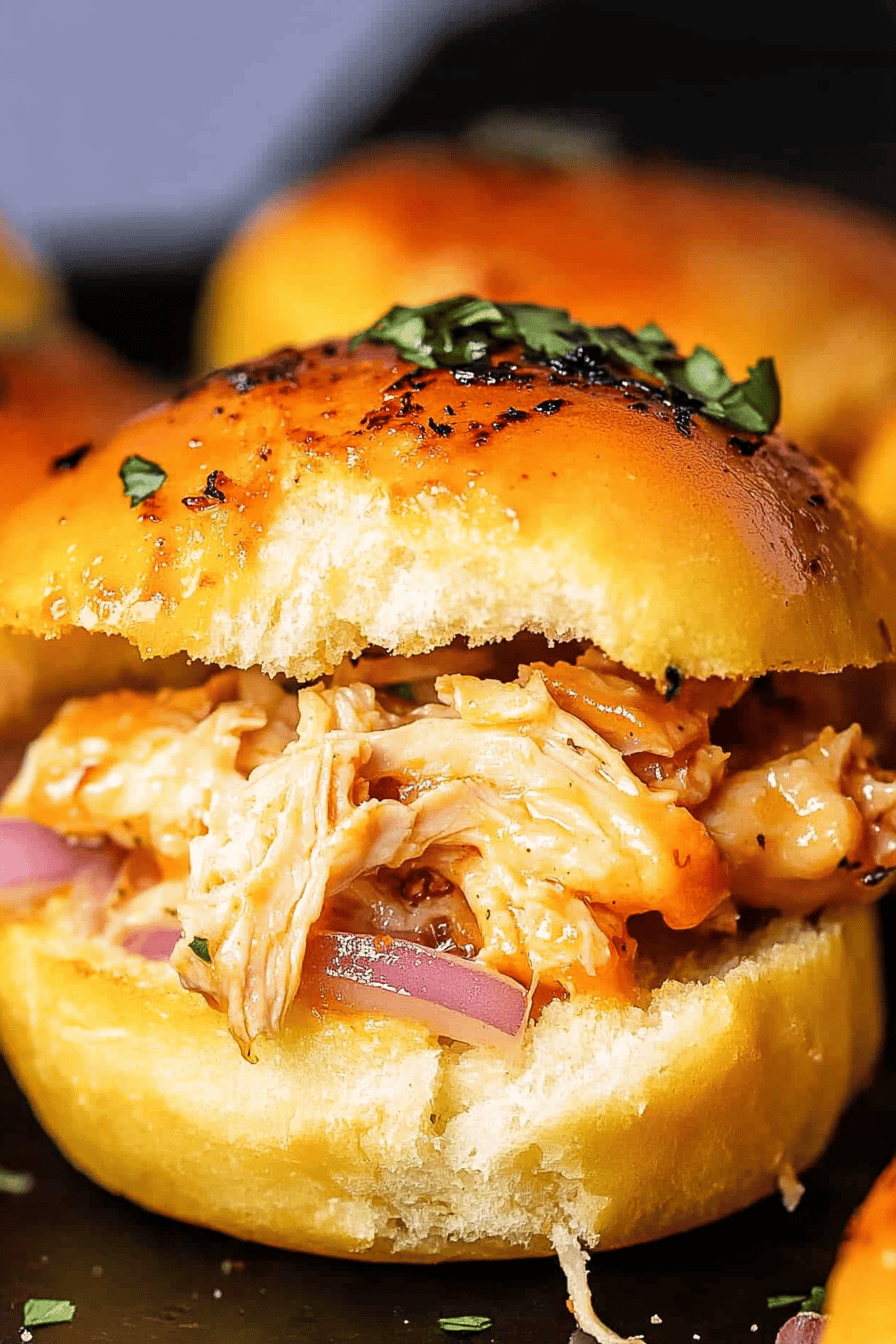 BBQ Chicken Sliders ingredients