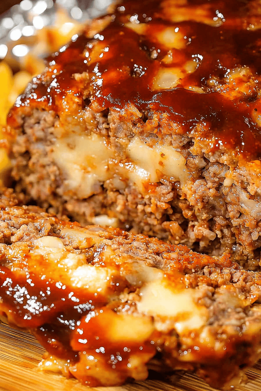 BBQ Meatloaf Recipe Final Dish Presentation