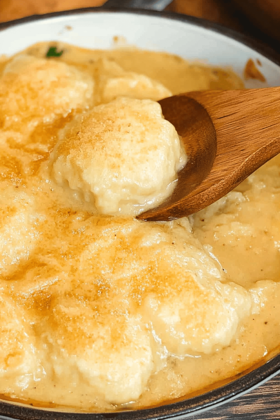 Baked Chicken and Dumplings Final Dish Presentation