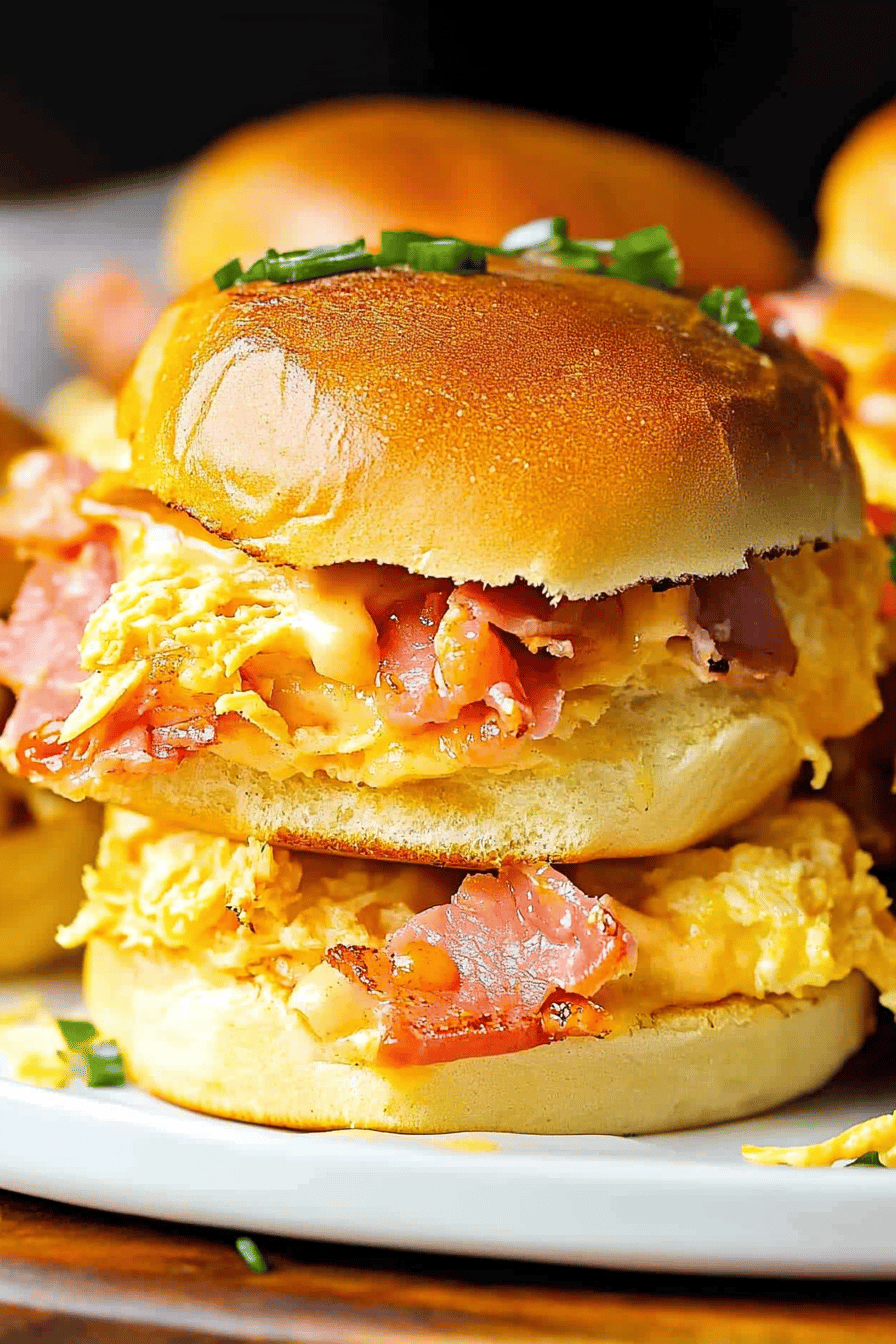 Breakfast Sliders ingredients