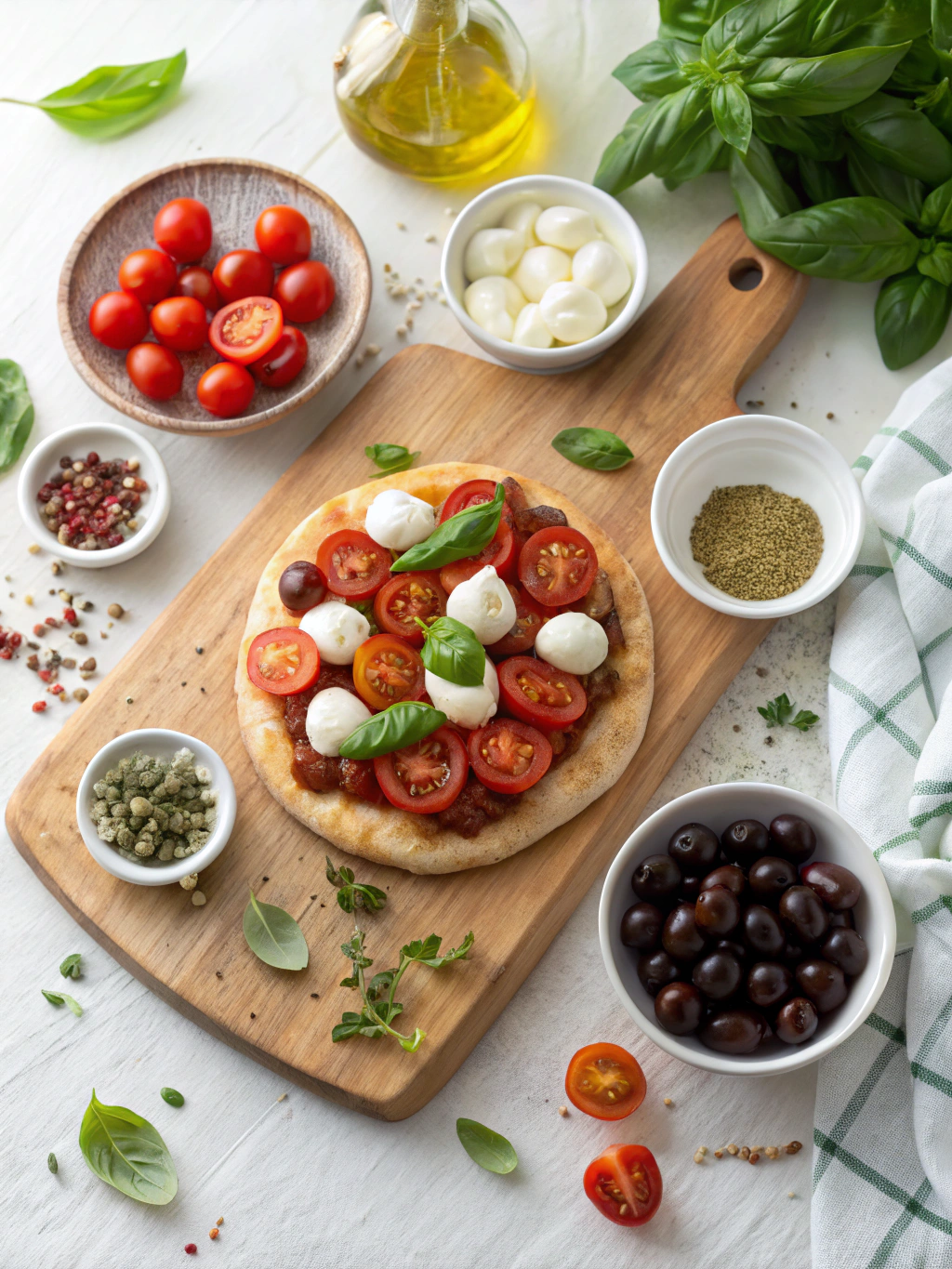 Bruschetta Pita Pizza ingredients