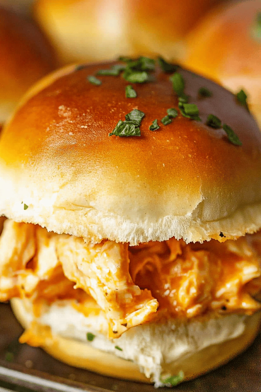 Buffalo Chicken Sliders ingredients