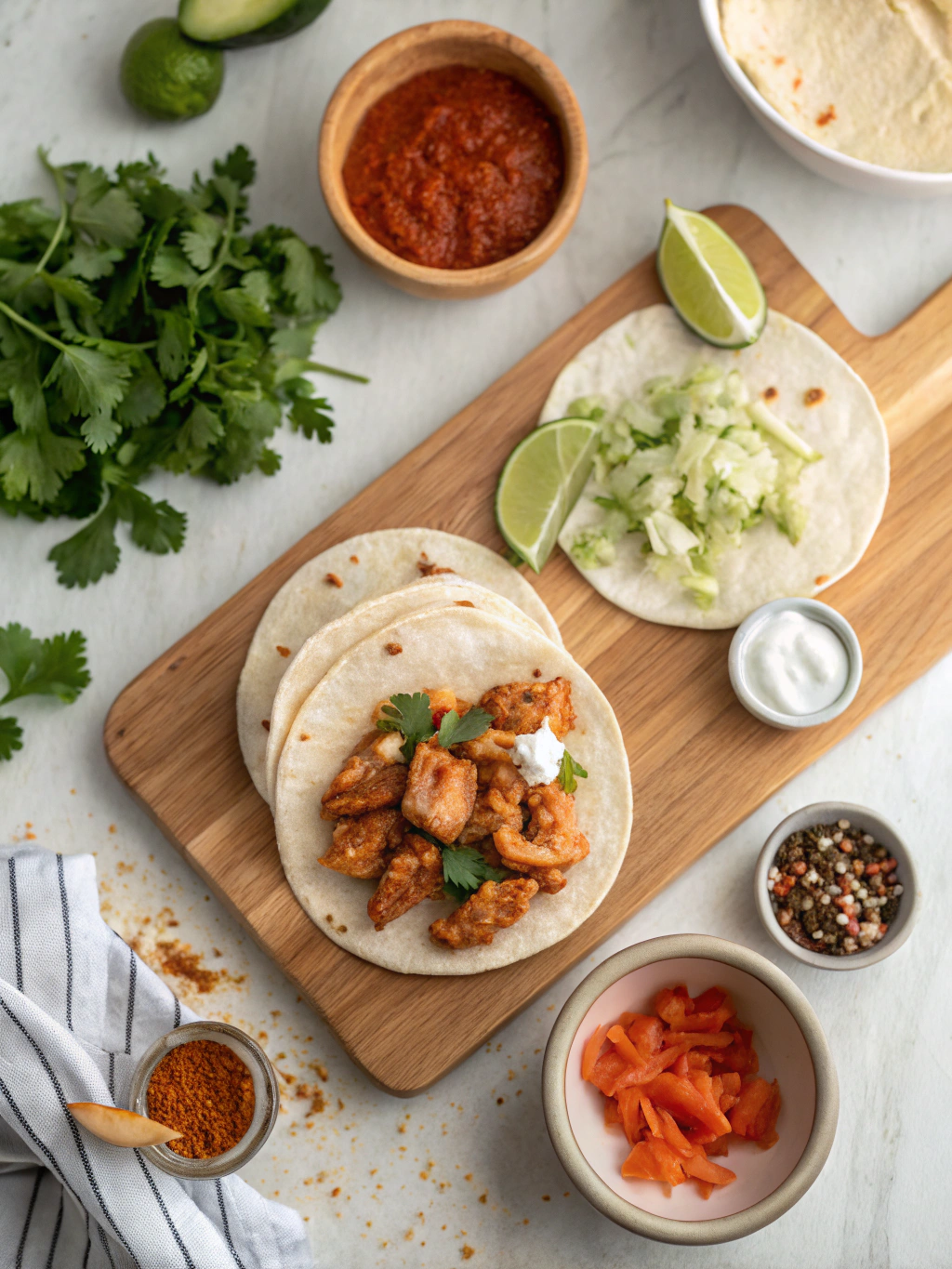 Buffalo Chicken Tacos ingredients