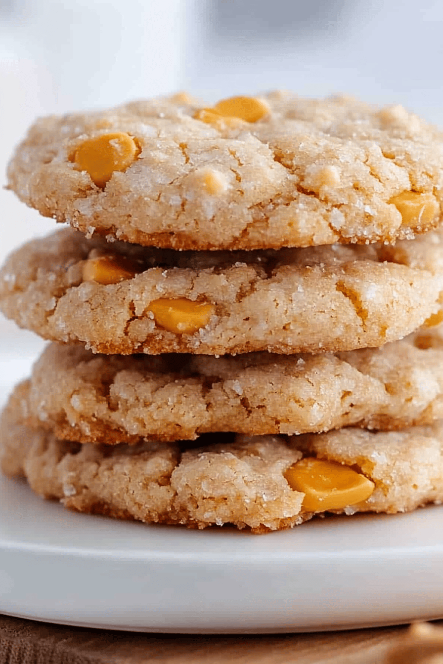 Butterscotch Cookies Recipe Final Dish Presentation