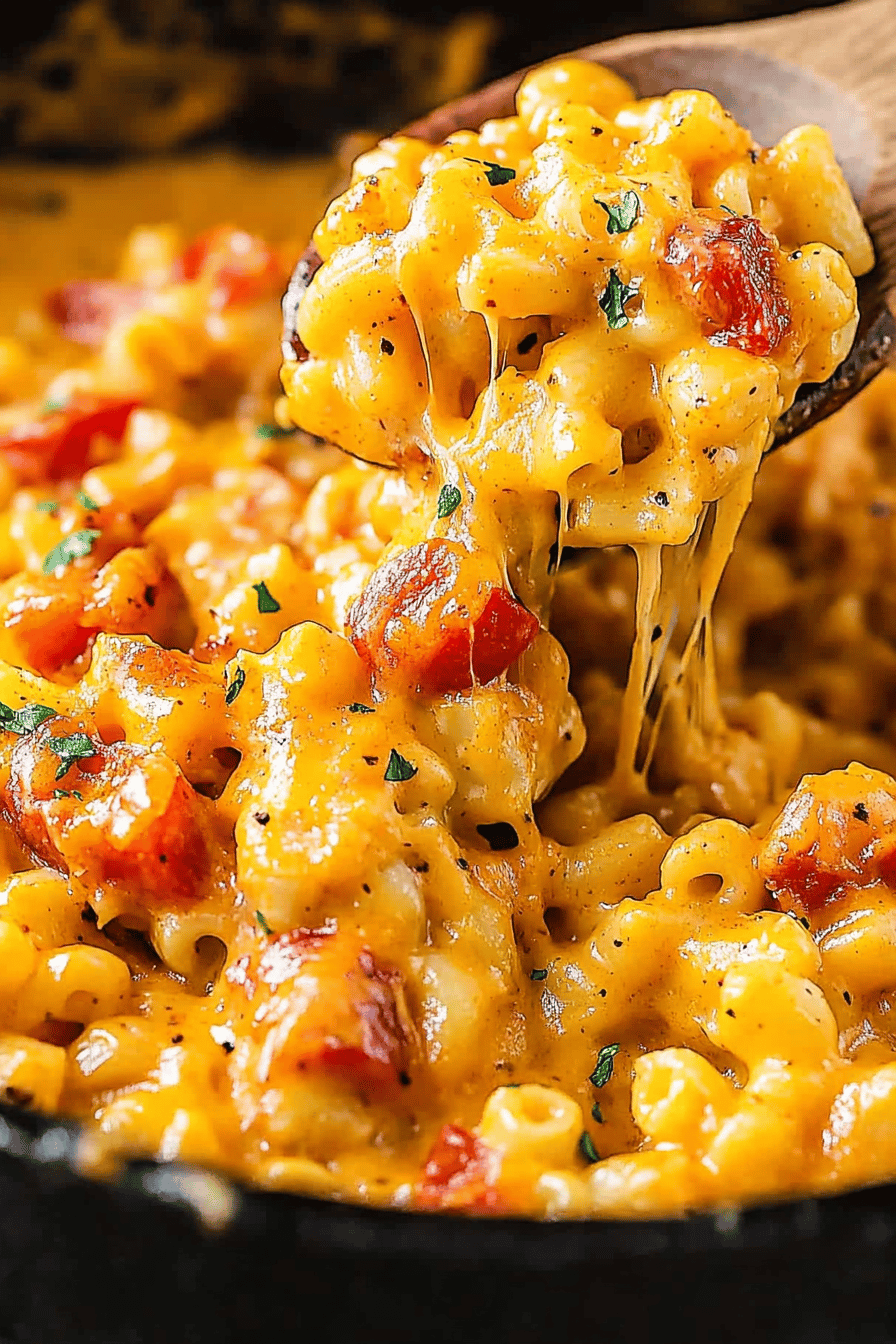 Cajun Mac and Cheese ingredients