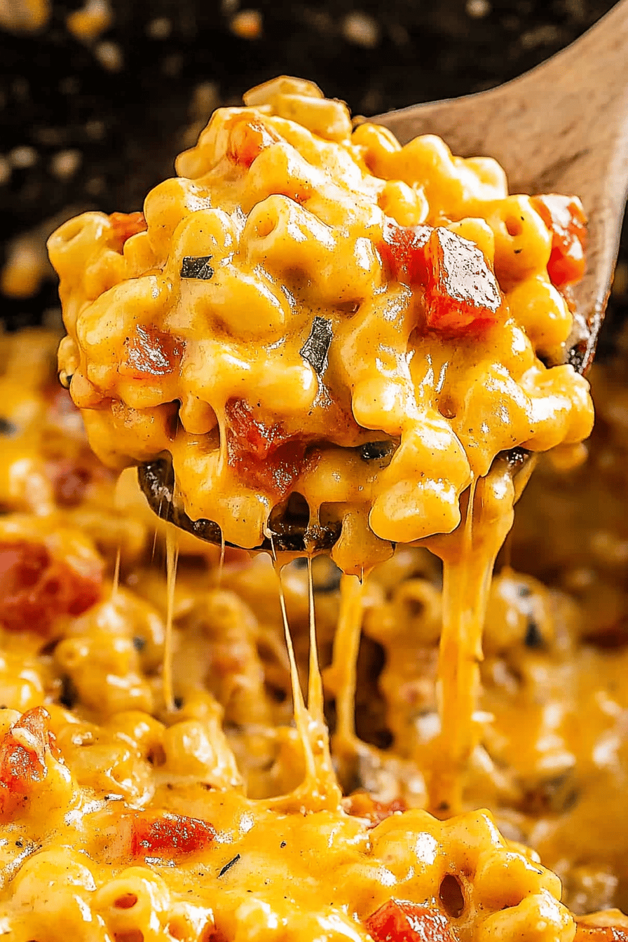 Cajun Mac and Cheese Final Dish Presentation