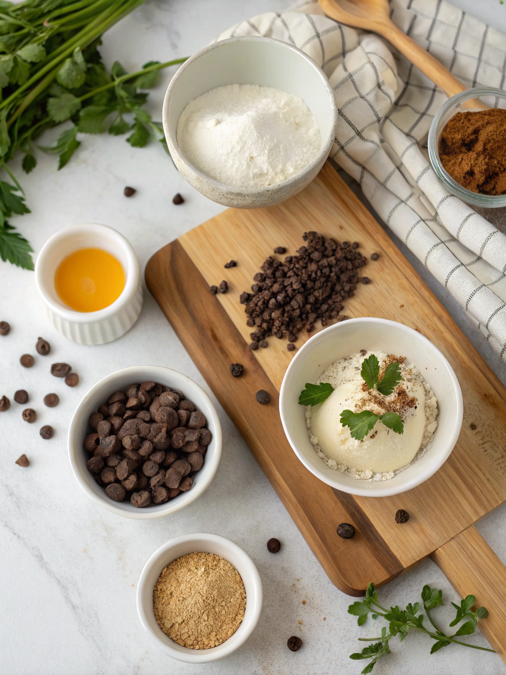 Cake Mix Chocolate Chip Cookies ingredients