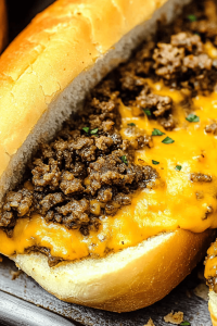 Cheeseburger Subs Recipe