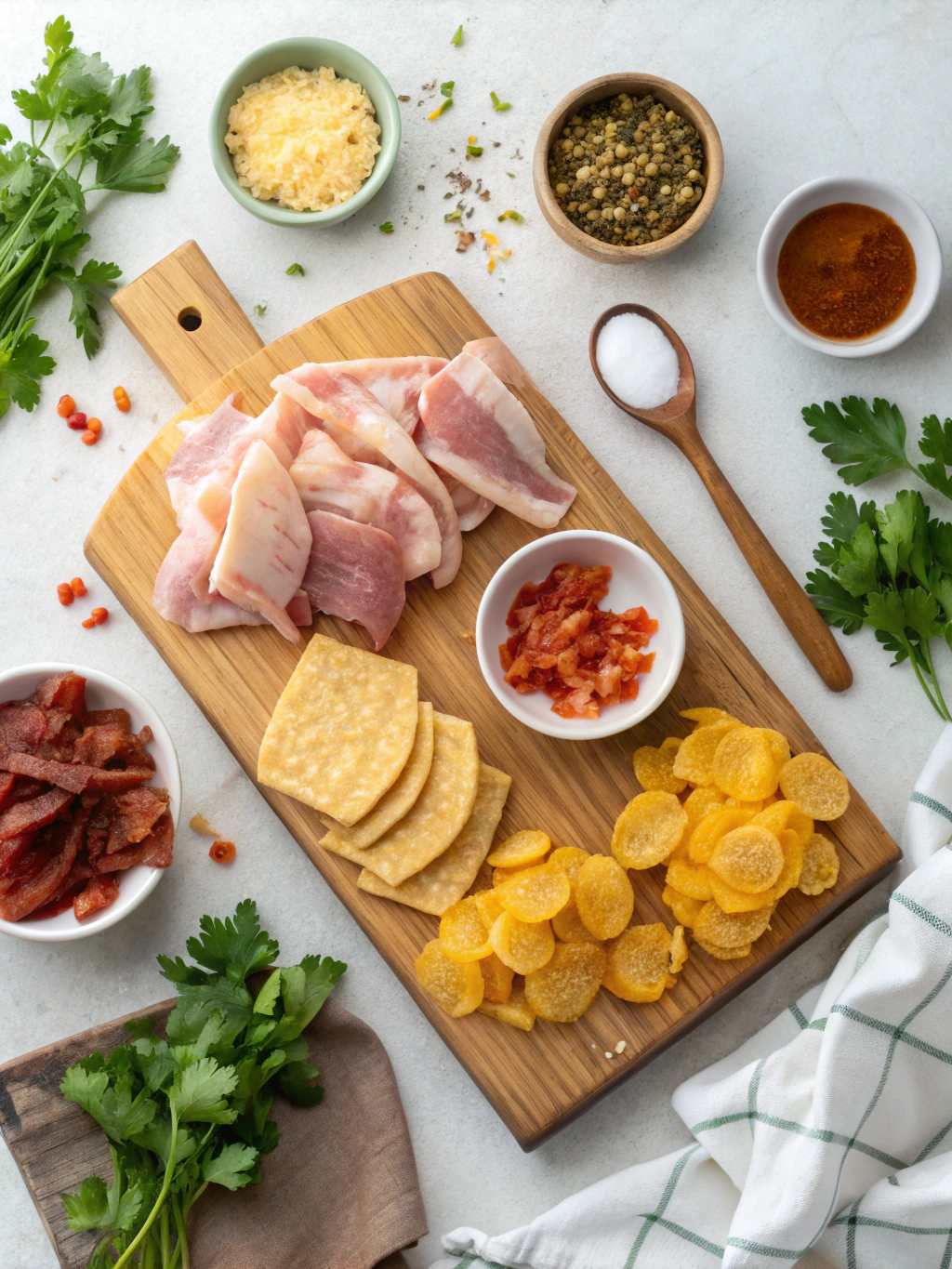Chicken Bacon Ritz Cracker Nachos ingredients