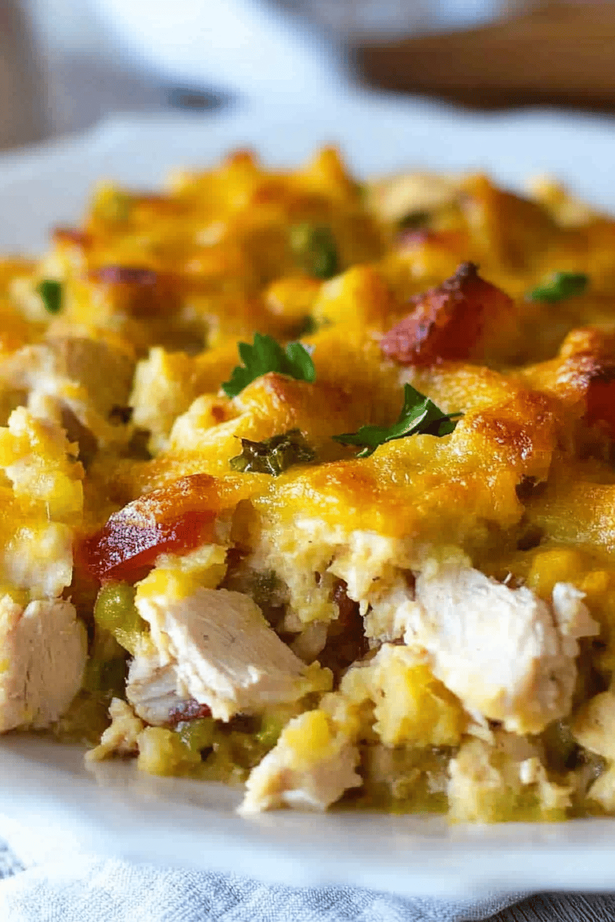 Chicken Casserole Recipes Final Dish Presentation