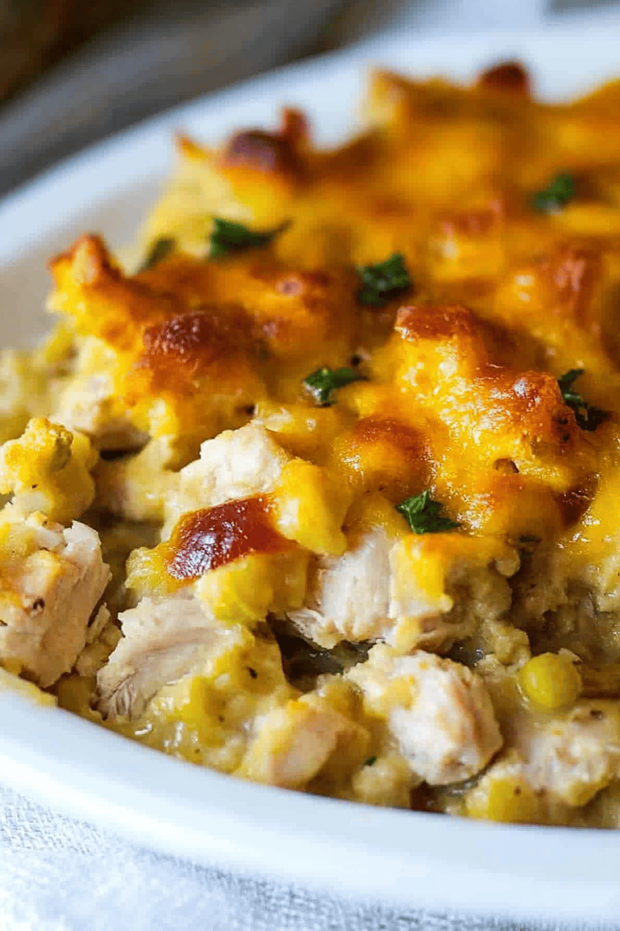 Chicken Casserole Recipes Final Dish Presentation