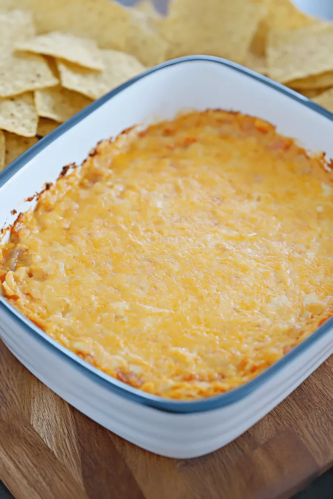 Chicken Fajita Chip Dip