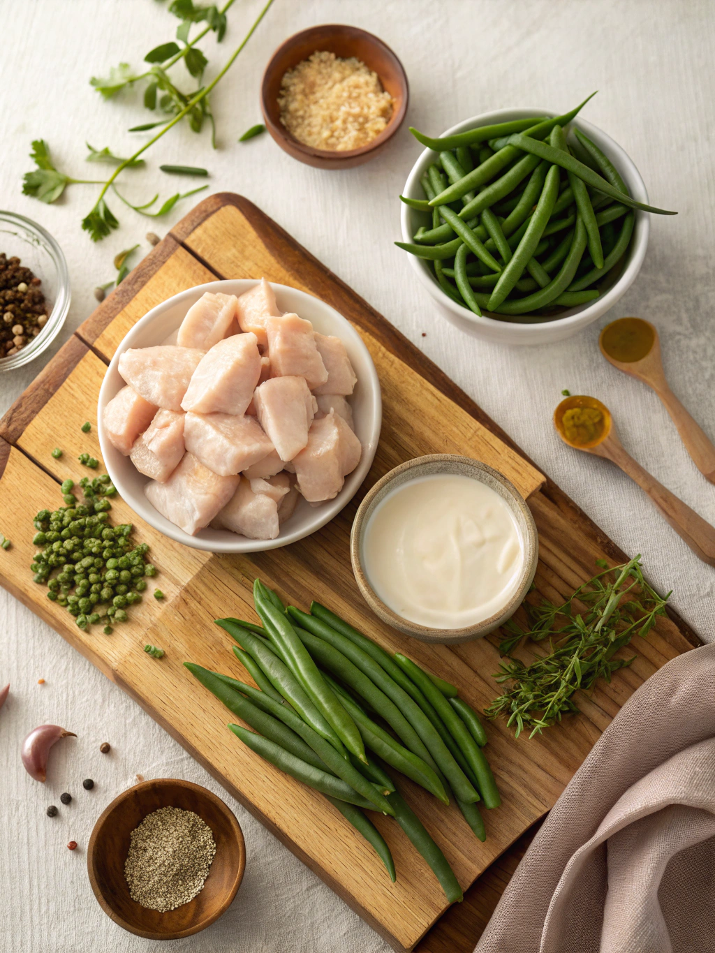 Chicken Green Bean Casserole ingredients