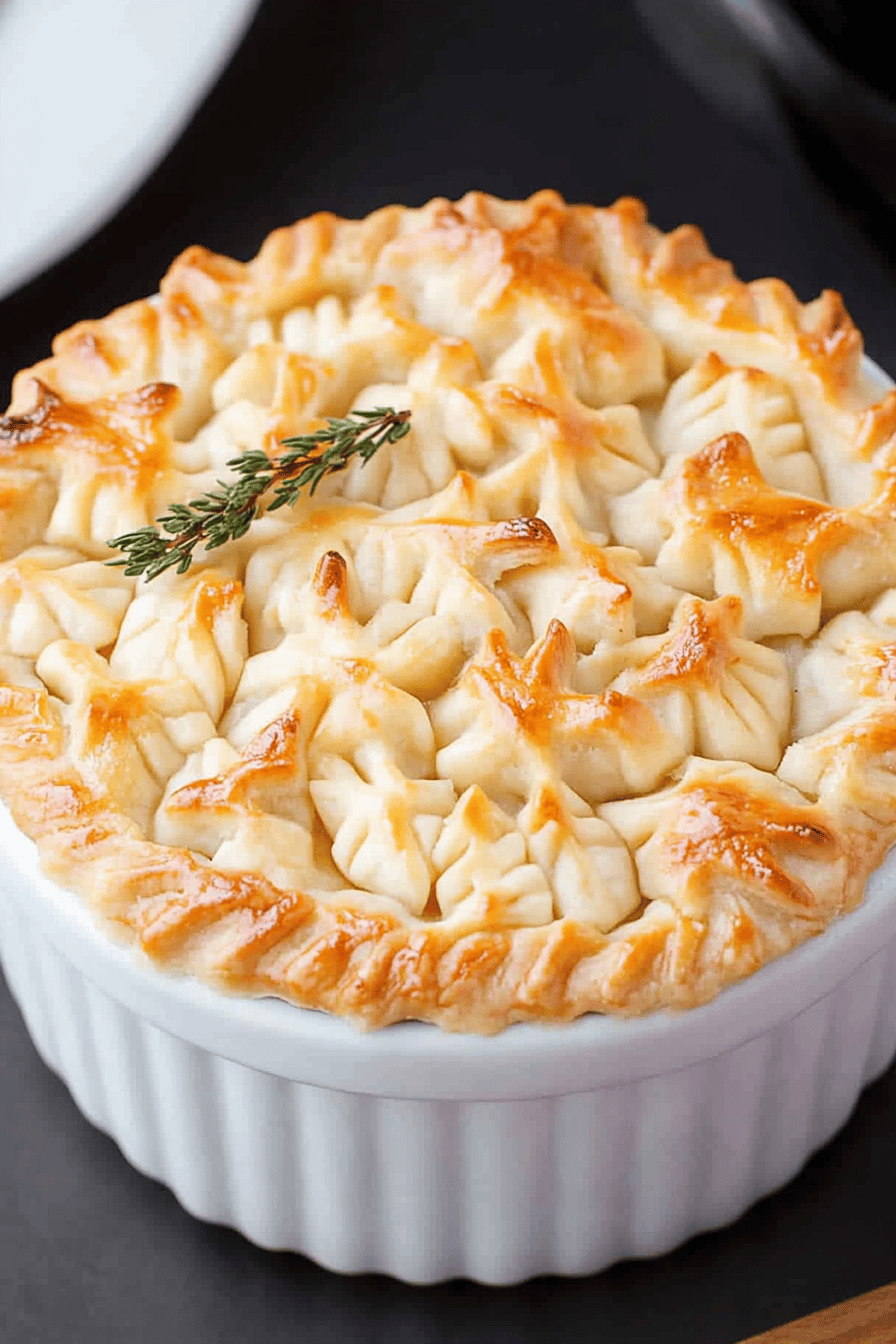 Chicken Pot Pie Final Dish Presentation