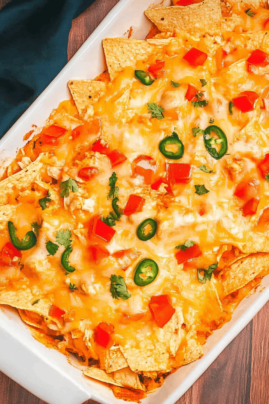 Chicken Taco Casserole ingredients
