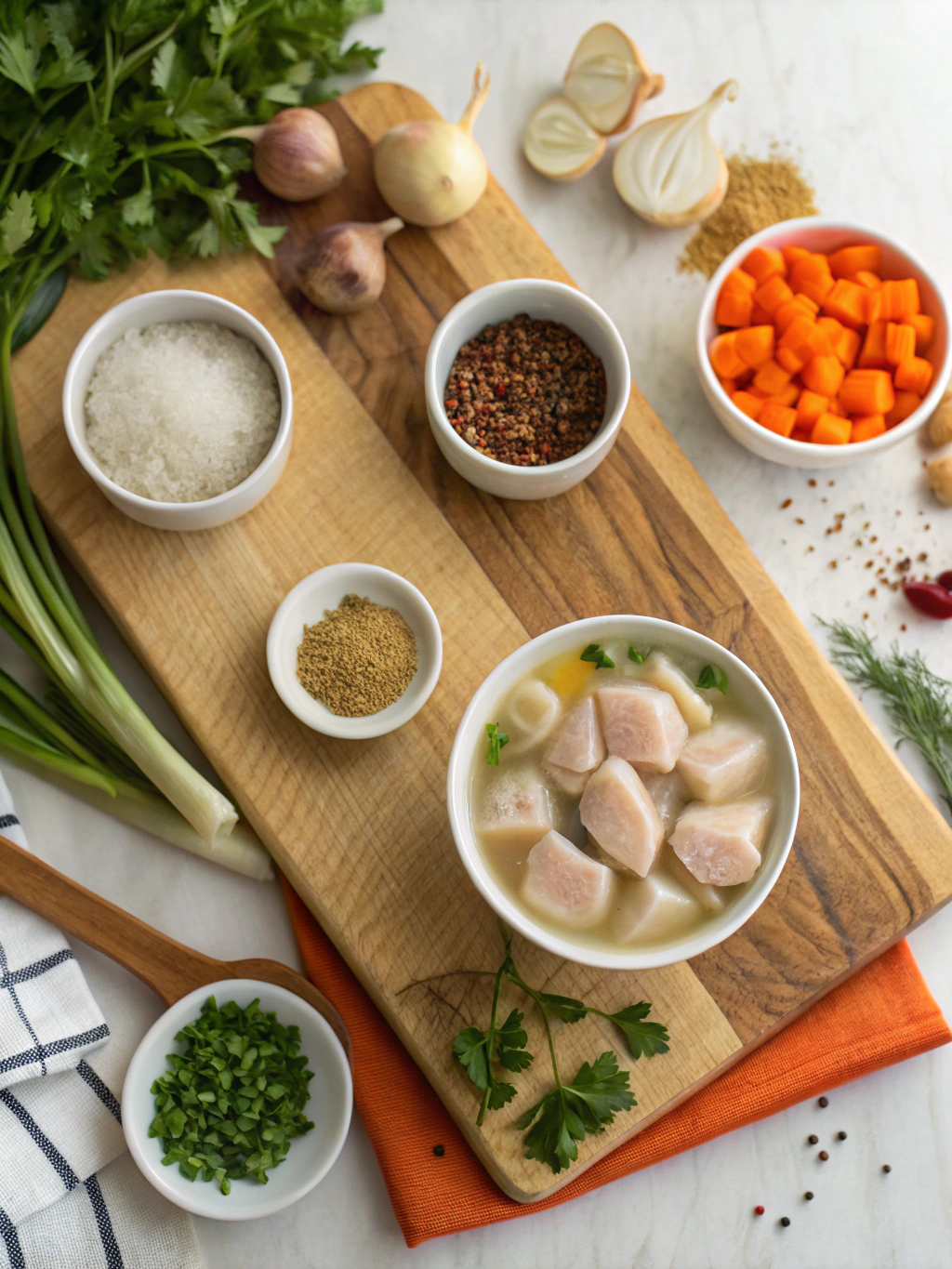 Chicken and Dumplings Soup ingredients