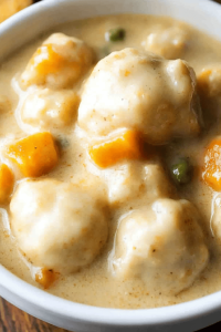 Chicken and Dumplings with Bisquick