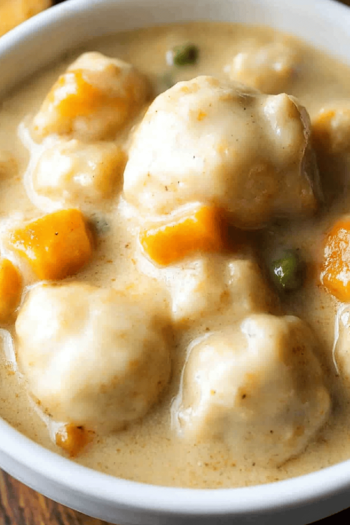 Chicken and Dumplings with Bisquick