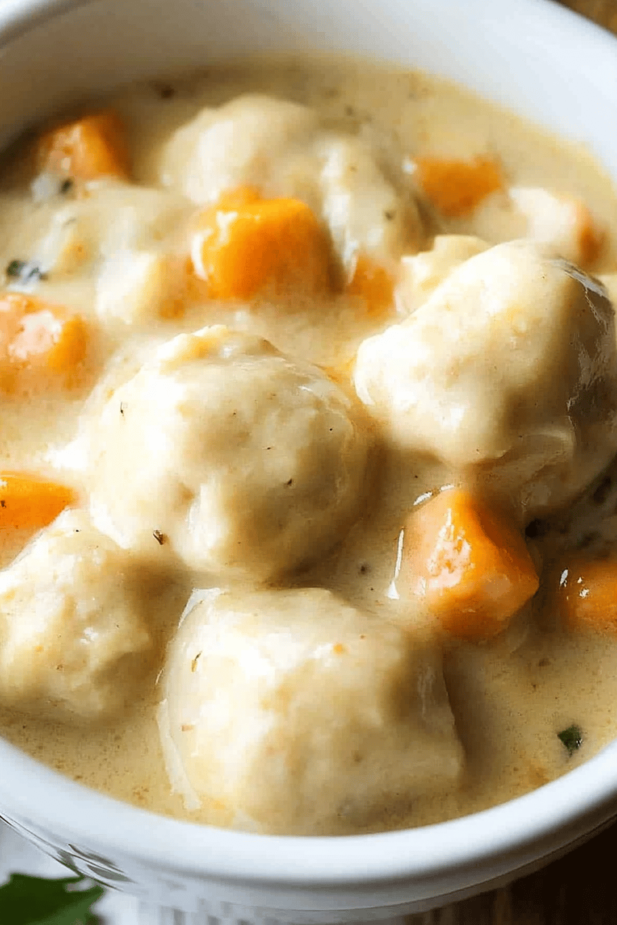 Chicken and Dumplings with Bisquick ingredients