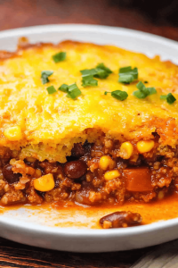 Chili Cornbread Casserole