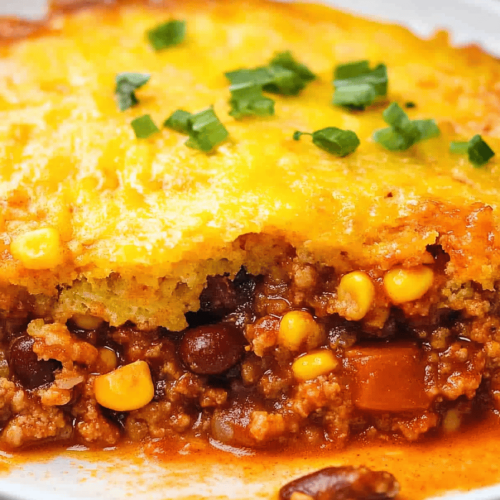 Chili Cornbread Casserole